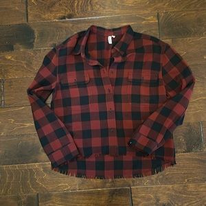 Treasure&Bond plaid button up